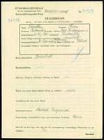 Applicant: Schotten, Rosa; born 12.12.1888 in Mattersburg (Austria); married.