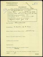 Applicant: Steinbach-Robinsohn, Isak; born 9.3.1887 in Kamionka Str. (Poland); married.