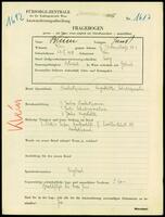 Applicant: Blum, Hans; born 23.11.1908 in Vienna (Austria); single.