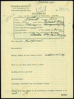 Applicant: Nosseck, Leo; born 13.6.1870 in Wongrowitz (Poland); widowed.