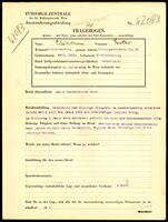 Applicant: Fleischmann, Gustav; born 23.4.1881 in Klosterneuburg (Austria); married.