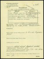Applicant: Weiss, Oscar; born 16.3.1882 in Sarajevo (Bosnia and Herzegovina); married.
