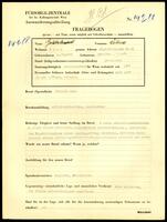 Applicant: Goldschmidt, Wilma; born 2.8.1896 in Senica (Slovakia); divorced.