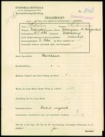 Applicant: Hacker, Salomon; born 18.1.1876 in Kobersdorf (Austria); married.