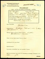 Applicant: Königstein, David; born 12.3.1894 in Lackenbach (Austria); married.