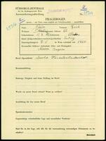 Applicant: Bauer, Erich; born 22.7.1912 in Moson (Hungary); single.