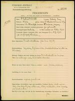Applicant: Friedmann, Hedwig Sara; born 22.3.1906 in Munich (Germany); separate.