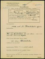 Applicant: Kupferberg, Abraham; born 8.9.1893 in Bohorodczany (Ukraine); married.