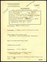 Applicant: Berkowitz, Heinrich; born 17.9.1913 in Judenburg (Austria); single.