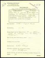 Applicant: Granierer, Israel; born 18.12.1883 in Sadagora (Ukraine); married.