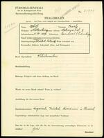 Applicant: Izsak, Wolf; born 11.3.1897 in Săcel (Romania); married.