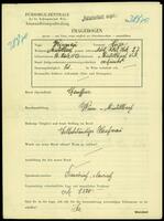 Applicant: Weinmann, Hugo; born 16.3.1883 in Mistelbach (Austria); married.