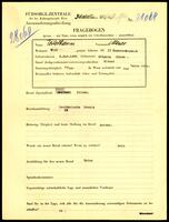 Applicant: Teitelbaum, Moses; born 6.11.1870 in Ottynia (Ukraine); widowed.