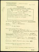 Applicant: Irom (geb. Wohlmüth), Berta; born 8.1.1905 in Vienna (Austria); married.