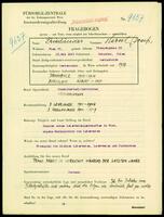 Applicant: Friedänder, Hersch Joseph; born 13.5.1883 in Borysław (Poland); married.