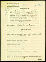 Applicant: Breichenstein, Karl; born 30.6.1909 in Mistelbach (Austria); single.