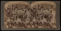 (31) - 3210 - Throngs coming up to Jerusalem for sacrifice-outside the eastern wall.
