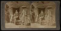 (78) - 3157 - Druse women at the village oven, Dalieh, Mt. Carmel, Palestine.