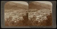 (58) - 3137 - Nablus (ancient Shechem) and Mt. Ebal, from Gerizim-looking N.E.-Palestine (Josh. xxiv).