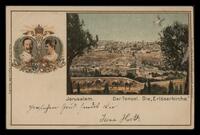Die Kaiser-Reise durch Palästina 1898. Karte Nr. 6.