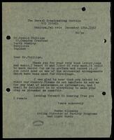 [Letters] : [Moshe Wilensky to Donald Phillips].