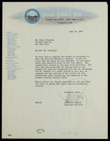 [Letters] : [Mendel N. Fisher, Jewish National Fund to Moshe Wilensky].