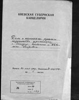 О принятии российского подданства "перекрестом" в православную веру уроженцем г. Бендеры и жителем м-ка Паволочь Иваном Петровым.