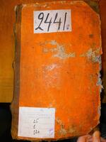 Записи актов в отношение евреев в книге Луцкого гродского суда за 1621 год.