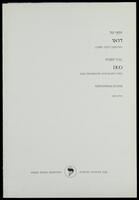 Duo for trombone and harp : performing score / Josef Tal.