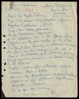 Correspondence: Verdina Shlonsky - Pierre Souvtchinsky (manuscript). September 7, 1962