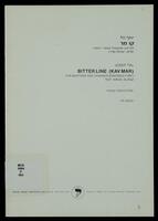 Bitter line (Kav Mar) : for baritone and chamber ensemble (1991) / Josef Tal ; text: Israel Eliraz.