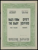 Pages from the diary : for piano / Verdina Shlonsky.