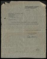 Correspondence: Verdina Shlonsky - Béla Bartók International Contest (manuscript). September 2