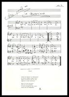 La Bohemiana (arrangement - manuscript).