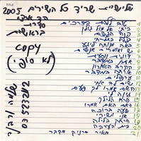 שלישיית שריד כל השירים .[הקלטת שמע].