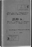 Переписка об освобождении от призыва в армию раввинов в м-ках Ильинцы, Велиж, Архангельск, Ямполь и Шпиков.
