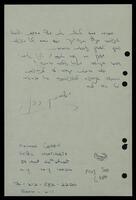 [מכתב] : [19--?] שמעון כהן אל נורית הירש.