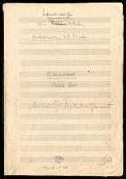 Landschaft : for orchestra (manuscript).