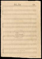 Intrada für Violin und Klavier (manuscript).
