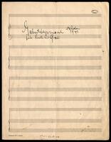Geburtstagsmarsch für Ruth und Gabi : for piano, 4 hands (manuscript).