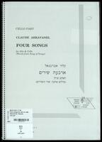 Four songs for alto & cello / Claude Abravanel ; words from Song of songs.
