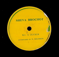 Shlosho Dvorim Sheva Brochot. .[sound recording]