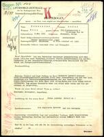 Applicant: Schechter, Oskar; born 3.5.1891 in Przemyśl; married.