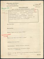 Applicant: Heller False Weinstook, Schulim Josef; born 18.2.1885 in Buczacz (Poland); married.