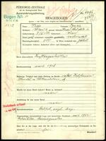 Applicant: Preis, Ignatz; born 7.11.1884 in Vienna (Austria); married.