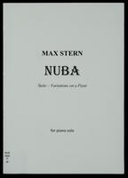 Nuba : Suite : variations on a Piyut : for piano solo / Max Stern.