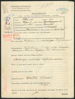 Applicant: Katzenell, Max; born 3.1.1895 in Stanislau; married.