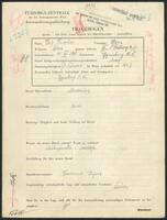 Applicant: Fischer, Egon; born 4.4.1911 in Eggenburg (Austria); single.
