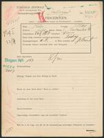 Applicant: Feuer, Max; born 26.2.1897 in Vienna (Austria); single.