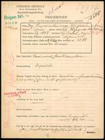 Applicant: Sonnenschein, Marie; born [no date] in [no location indicated]; no status registered.